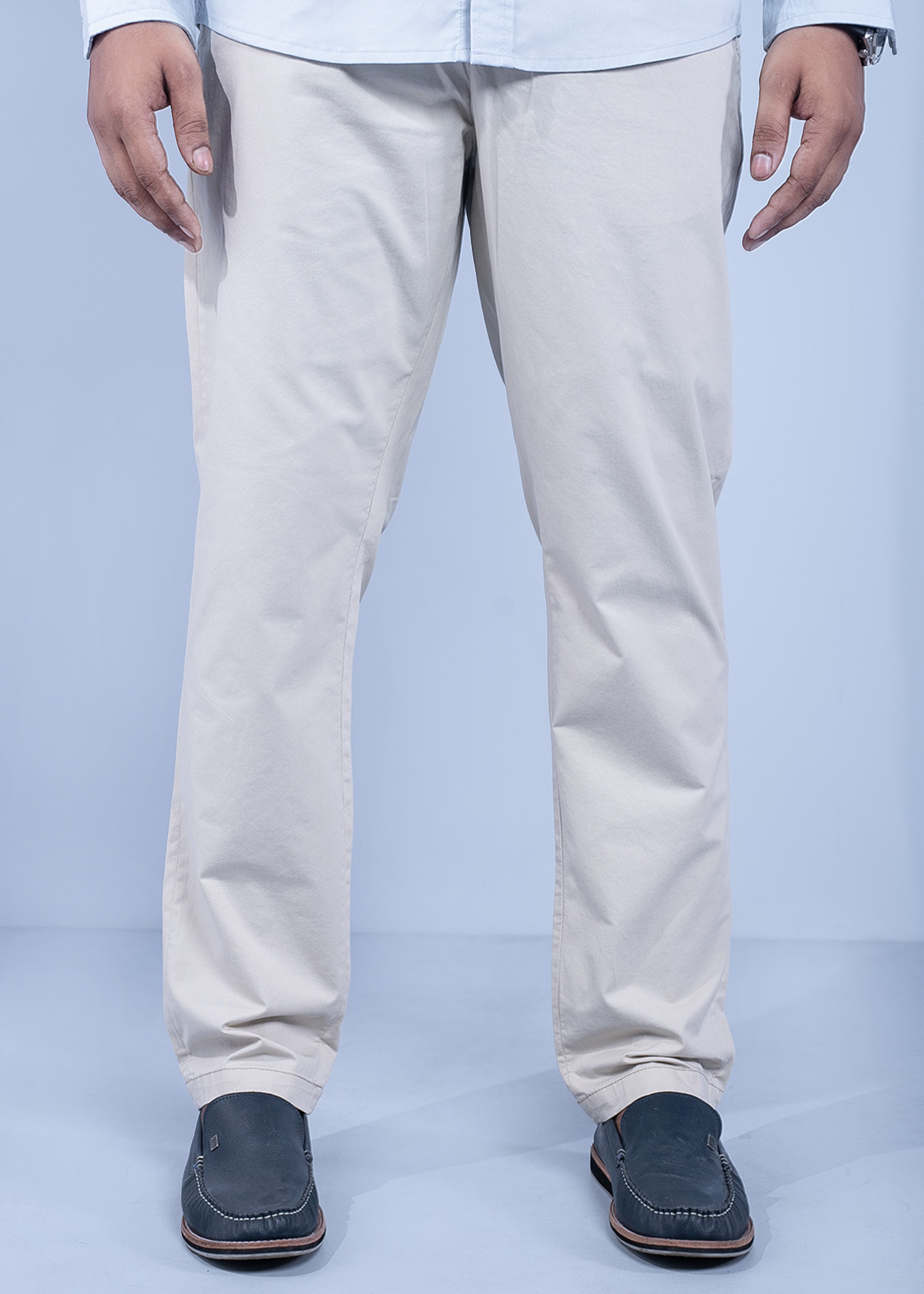 silvan chino pant beige color half front view