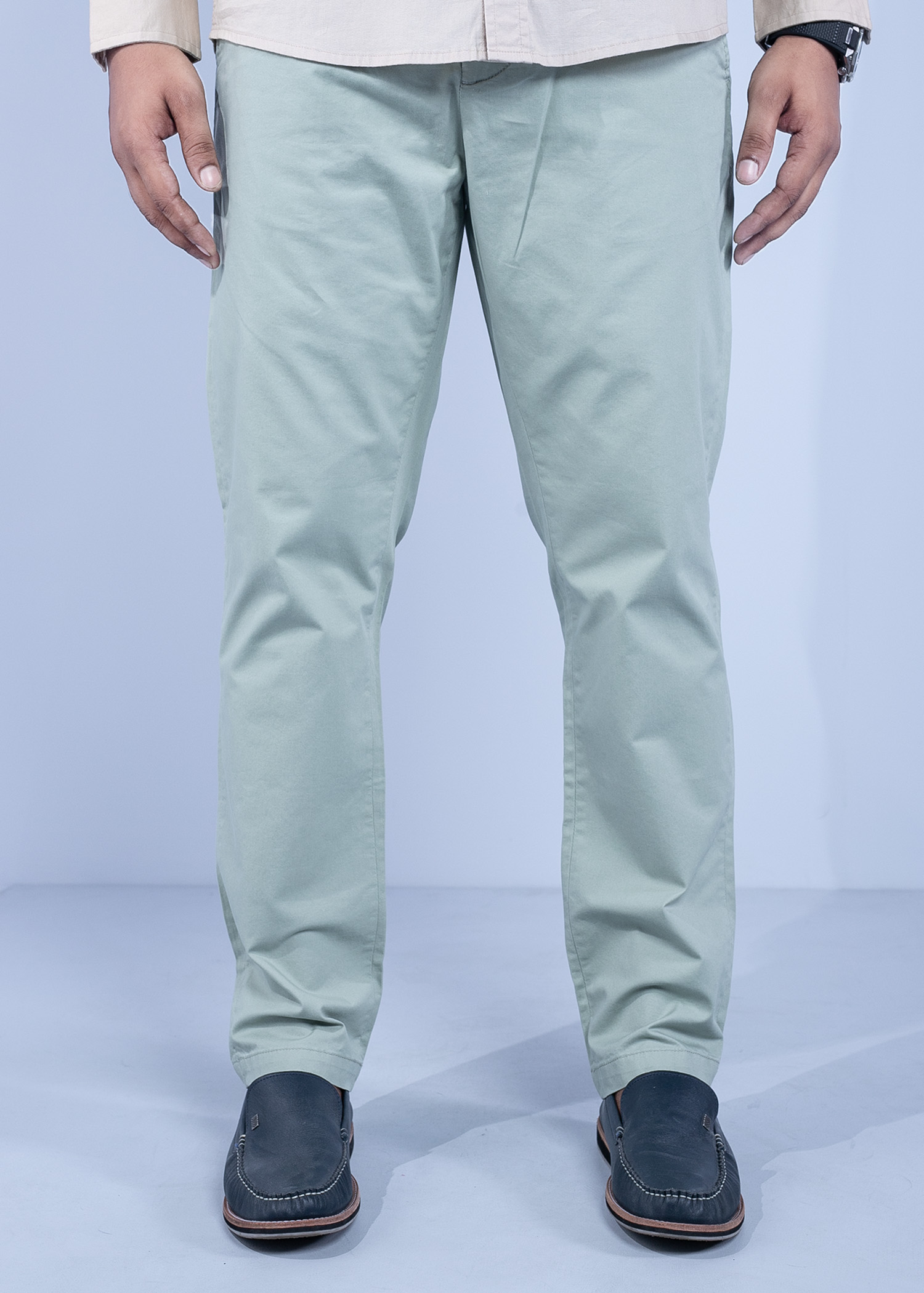 silvan chino pant paste color half front view