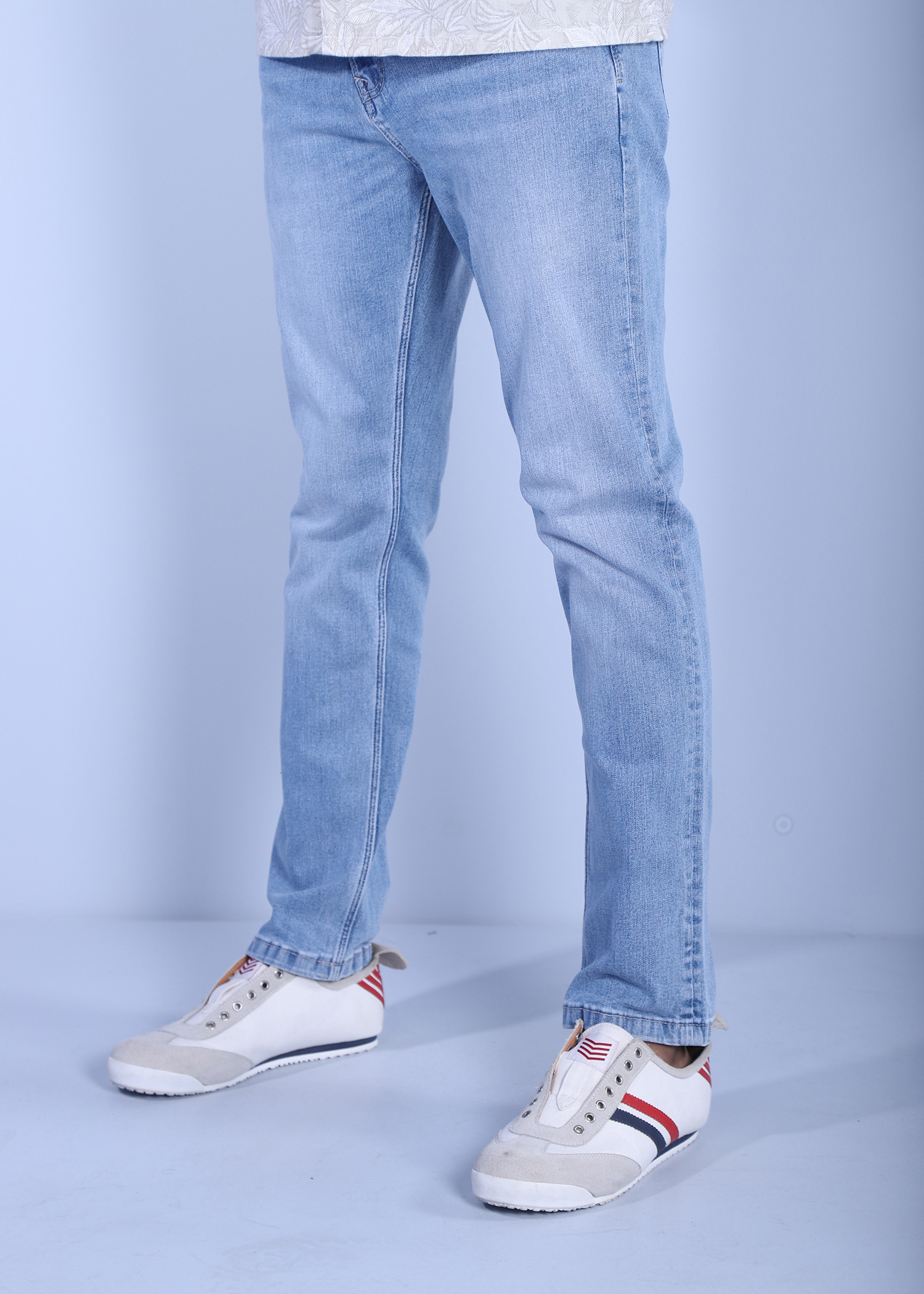 osaka denim pant light color side view