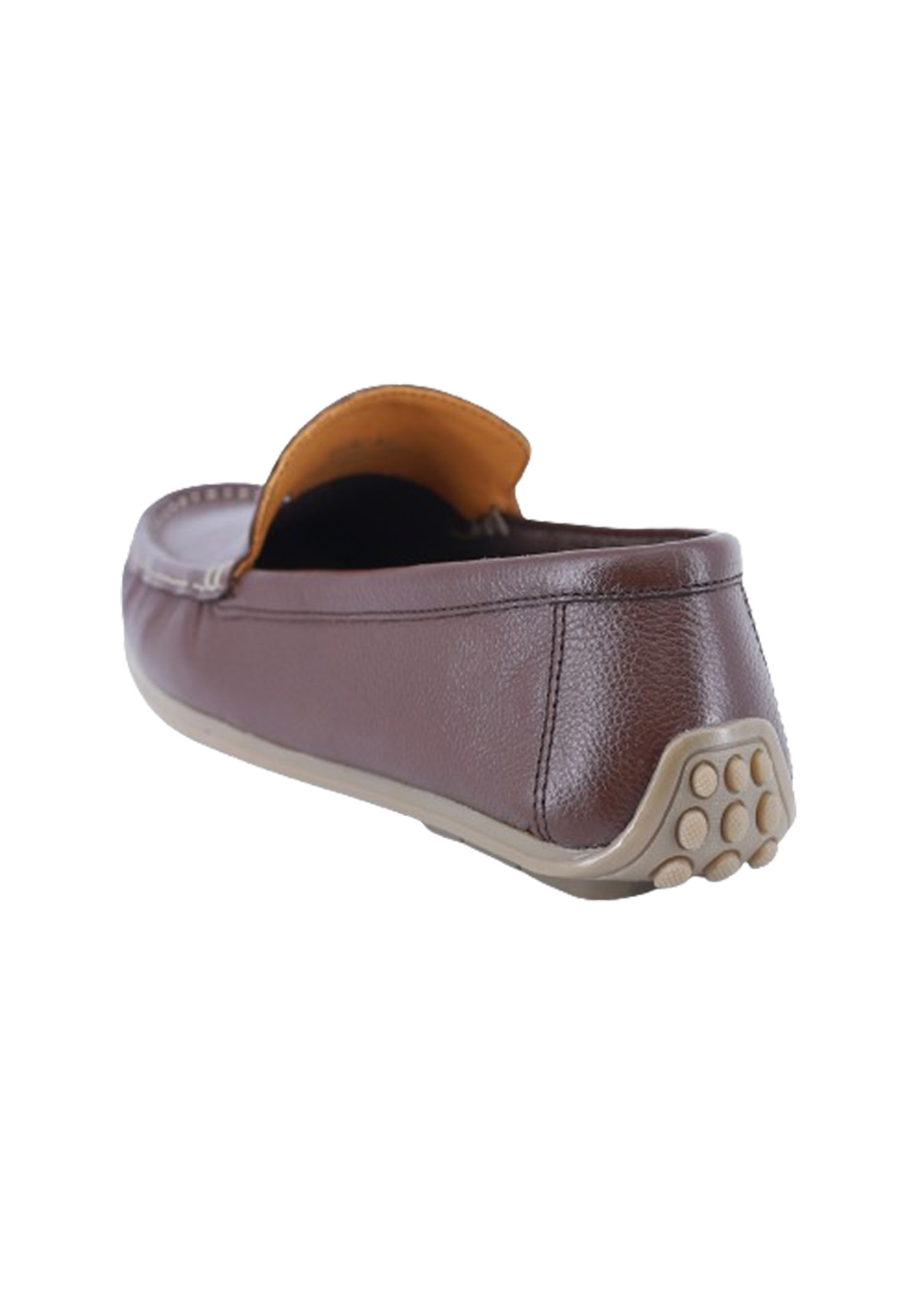 deer mens shoes brown color back view