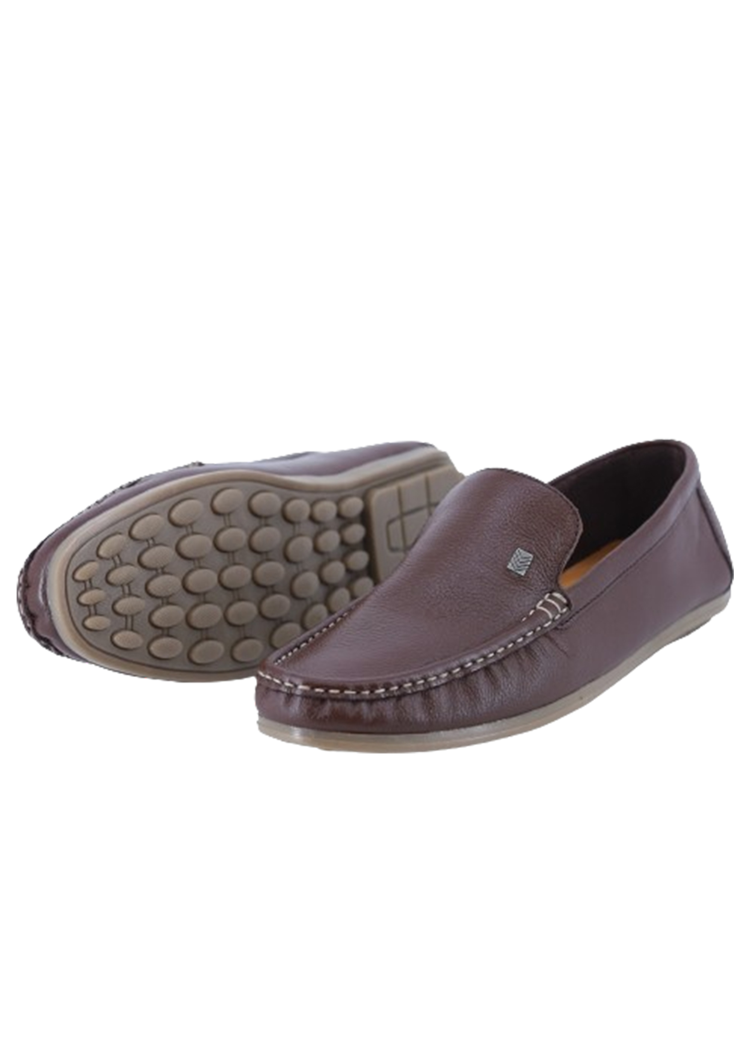 deer mens shoes brown color sole