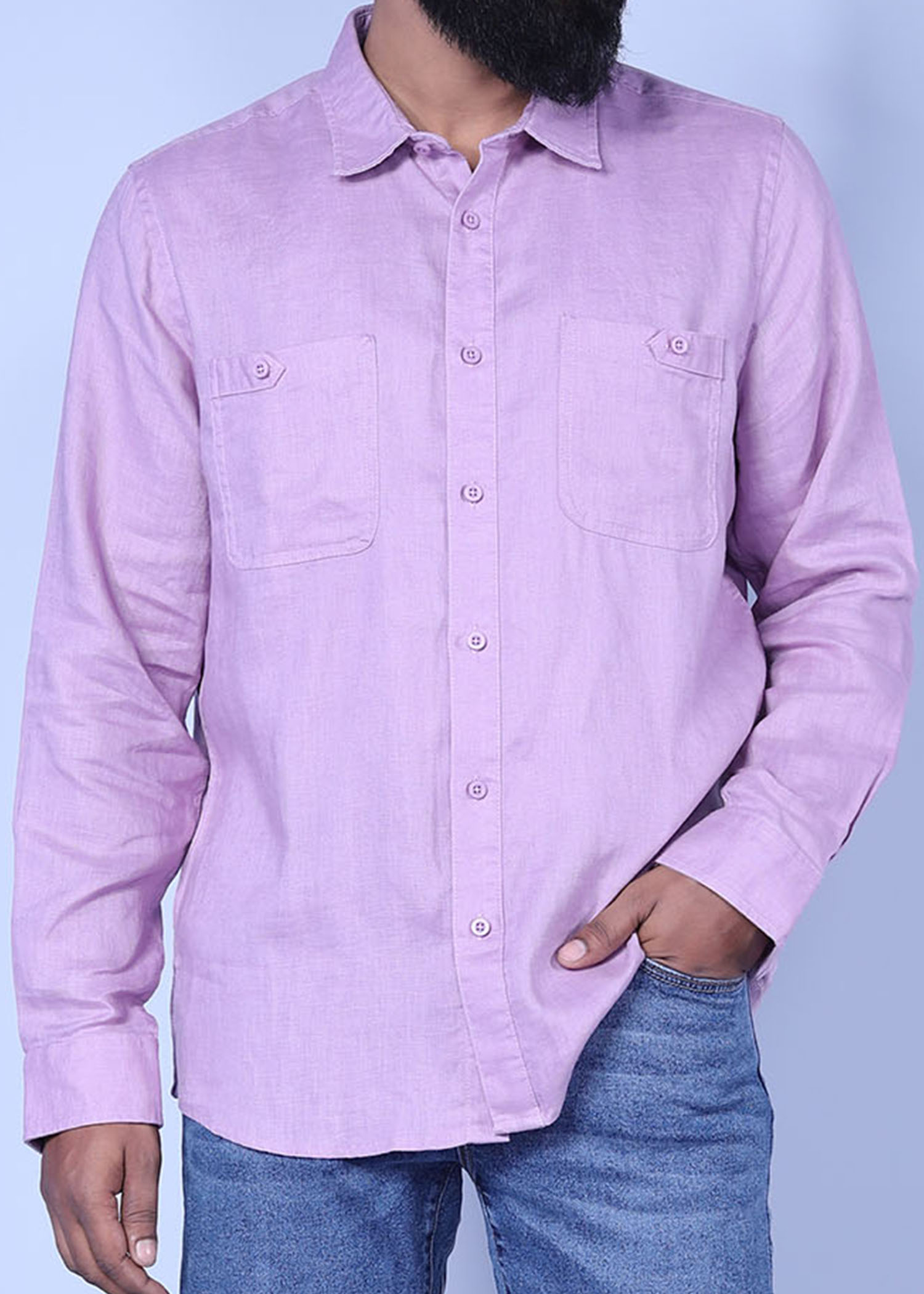 istanbul xi ls shirt lt purple color facecropped