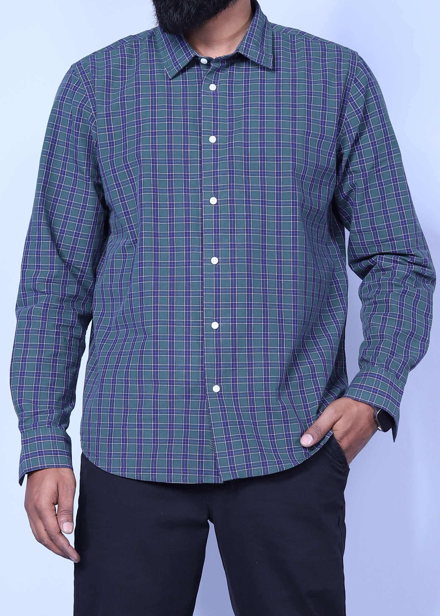 istanbul xxiii fs shirt dk green color facecropped