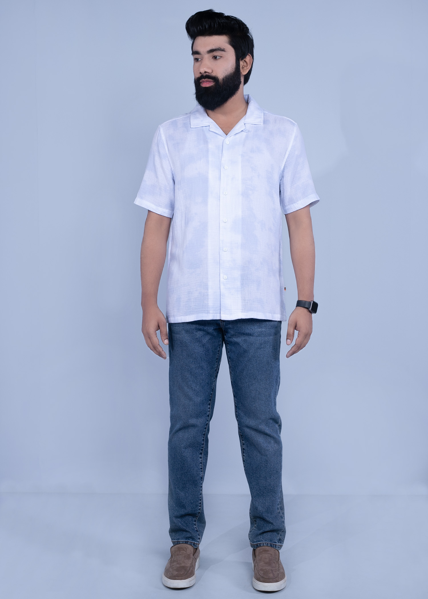 kivi hs shirt white color full front view