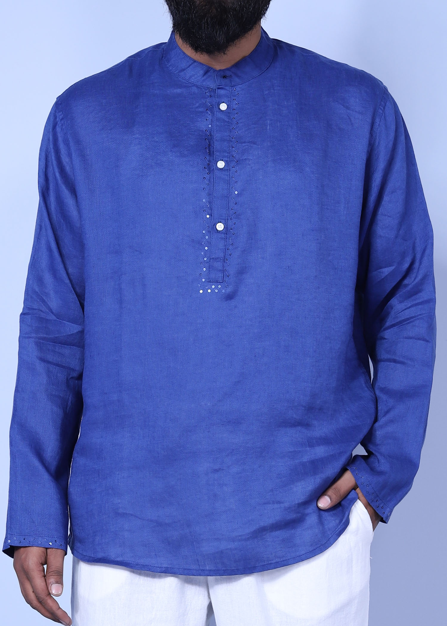 abisinia linen fotuya royal blue color facecropped