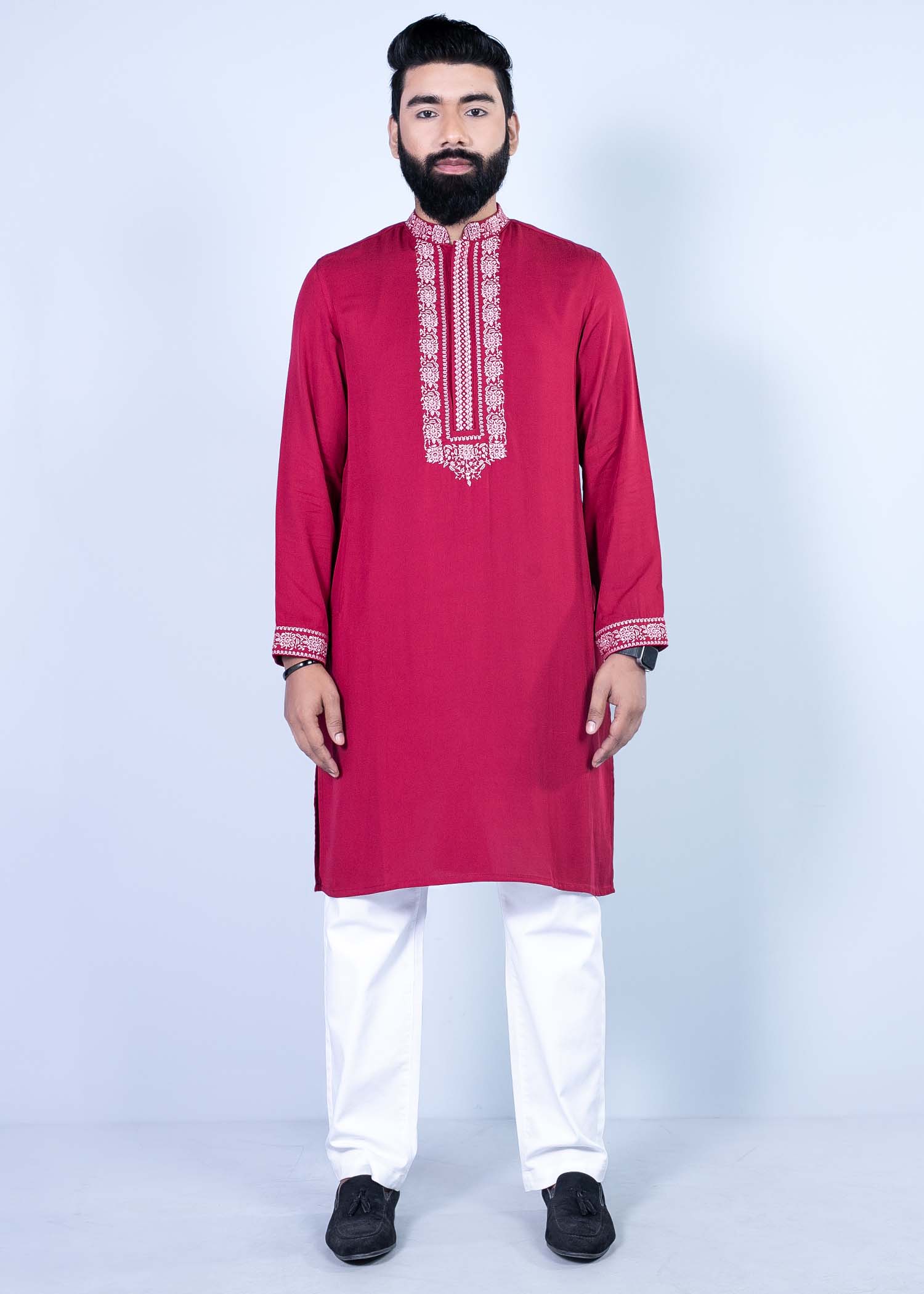 jandaq maroon color full front view