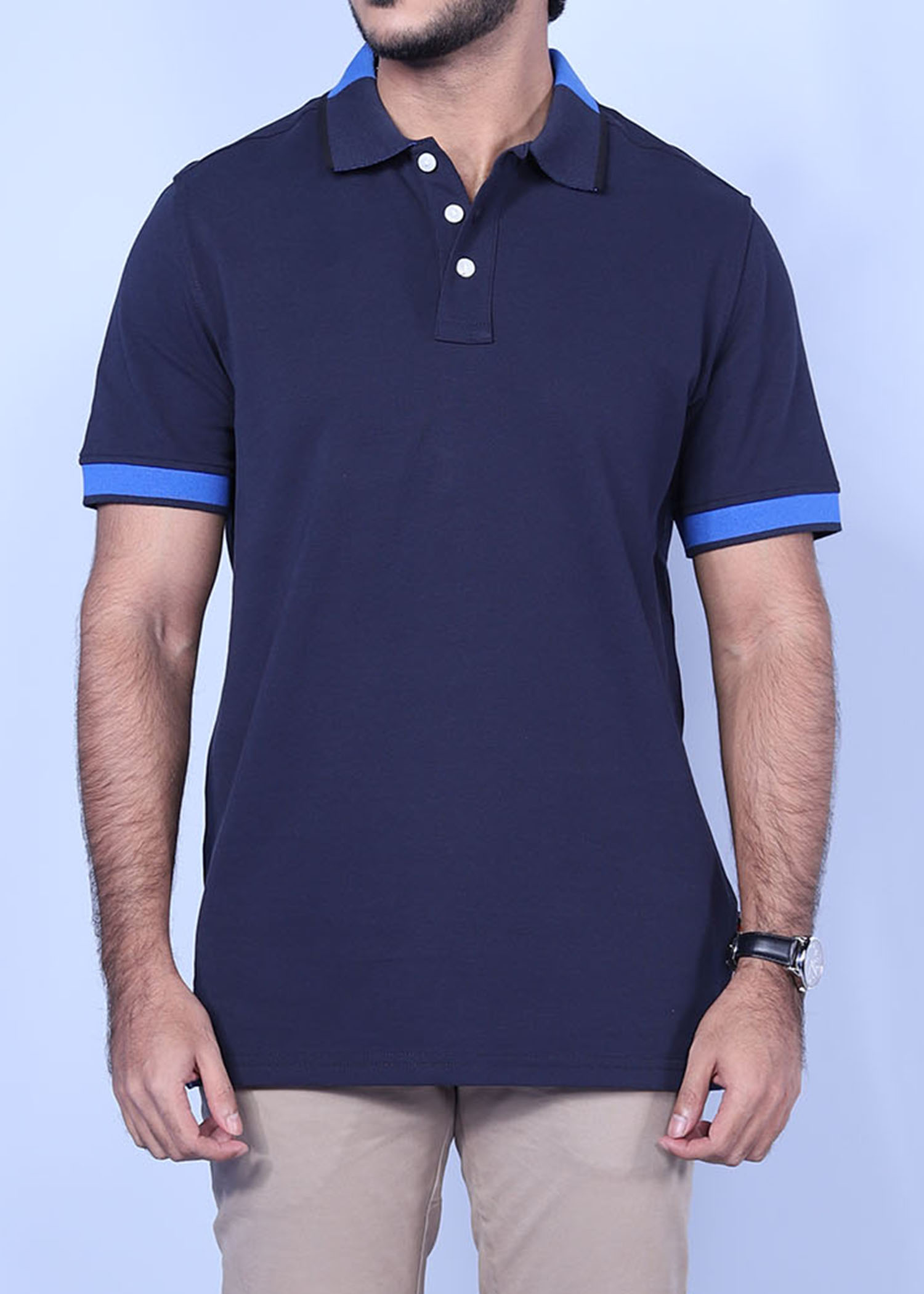 rome iii polo navy headcropped