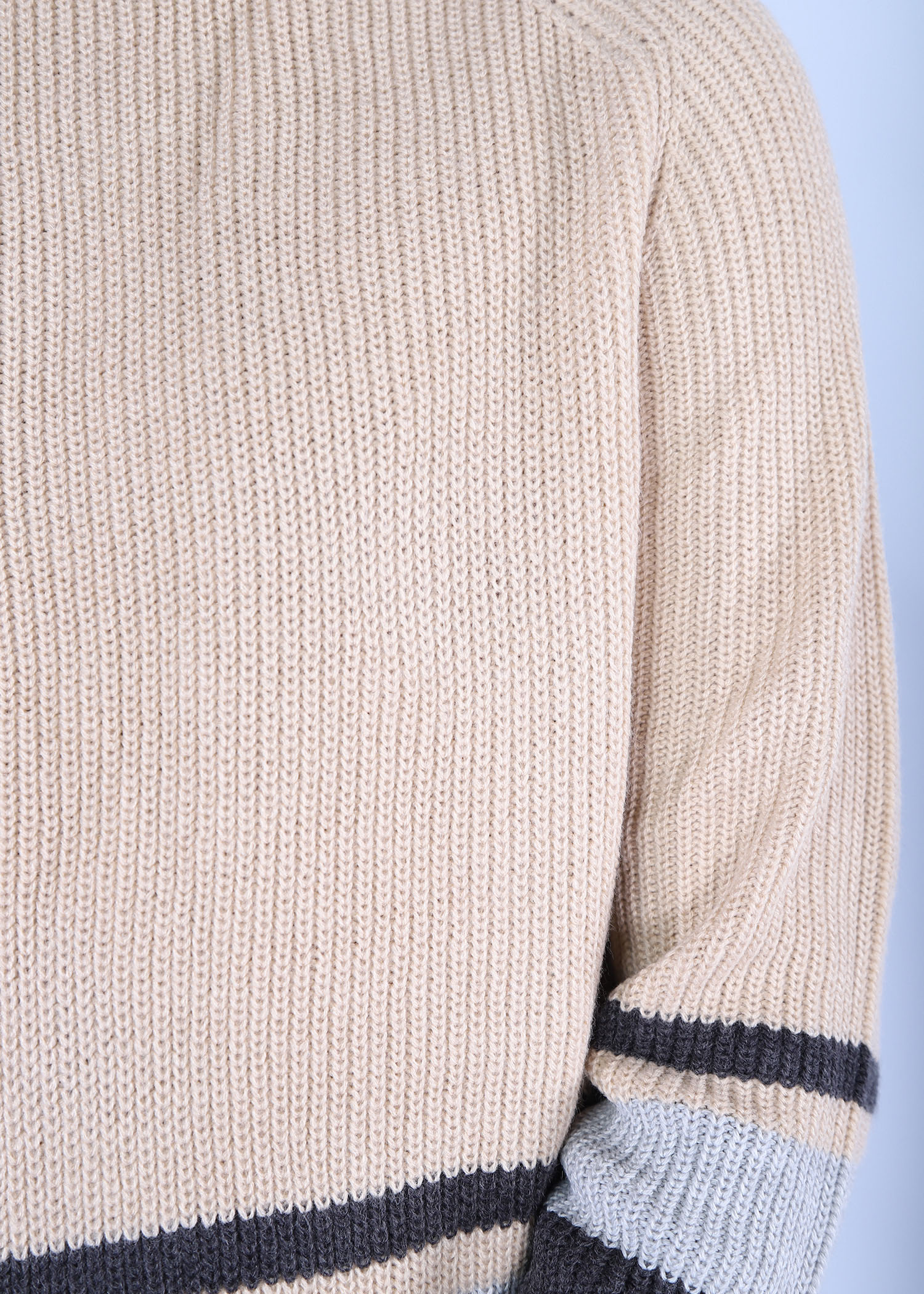 hillstar ii sweater camel color close front view