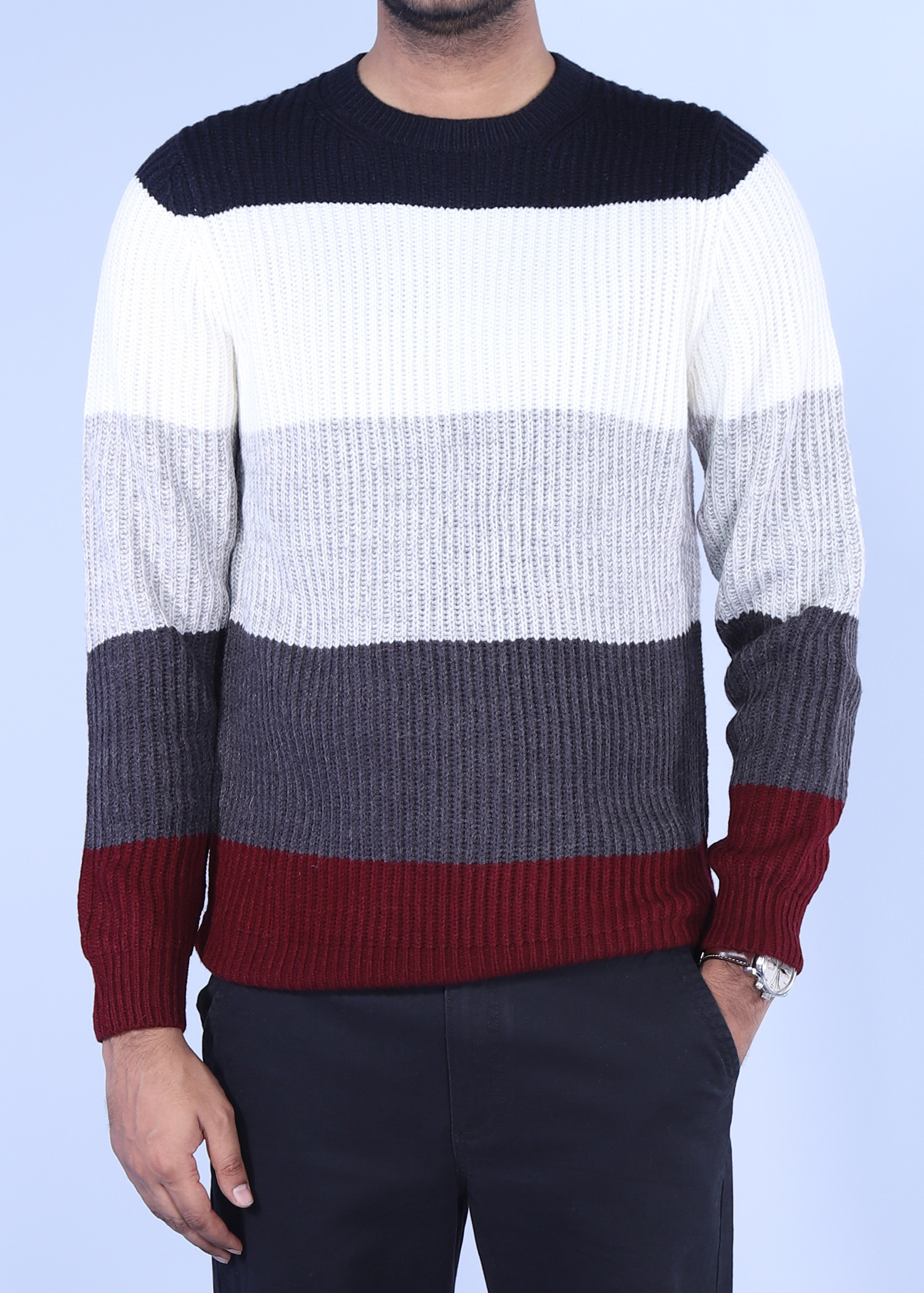 hillstar iii sweater navycombo color half front view