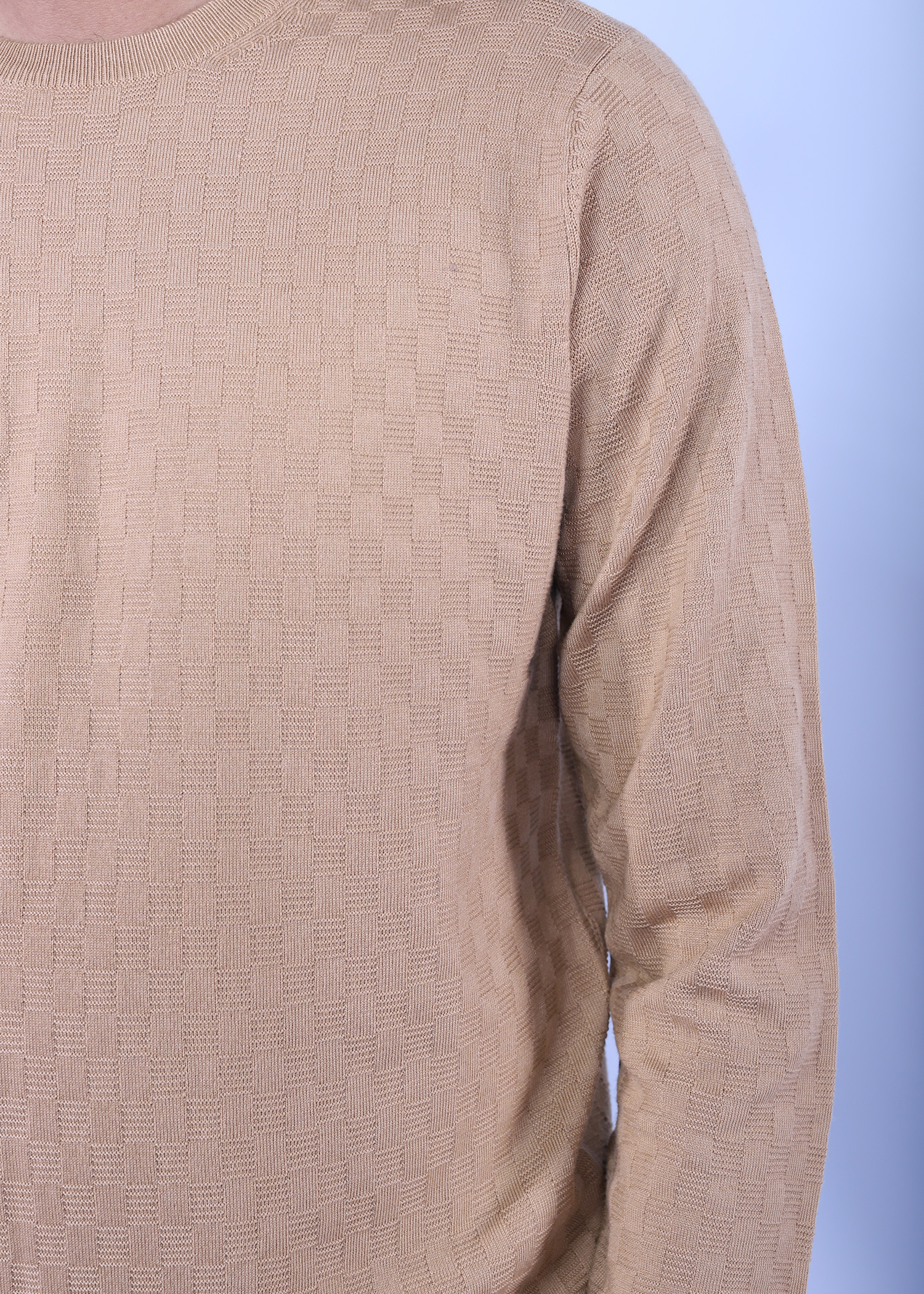 hillstar vii sweater camel color close front view