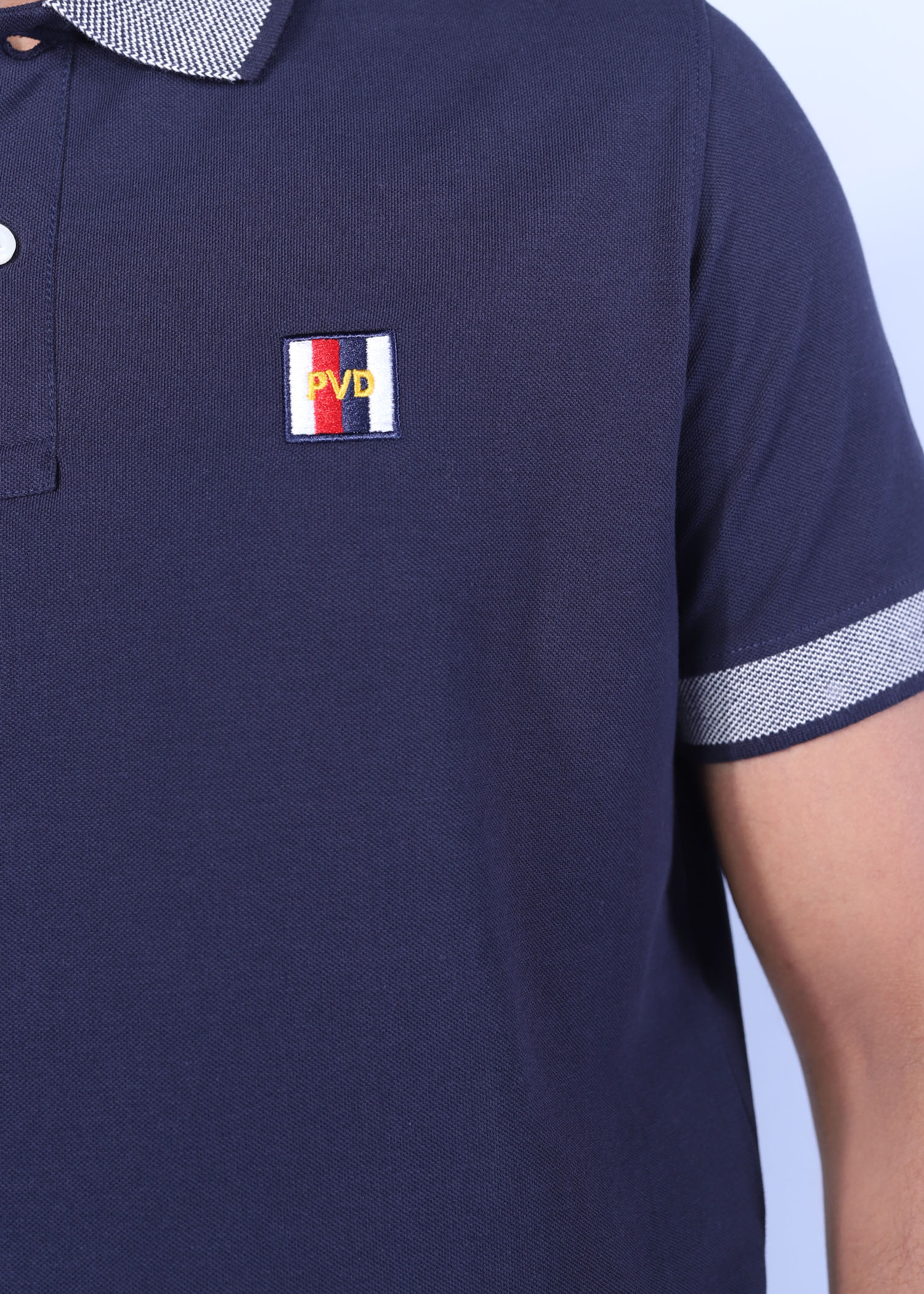nightingale iii polo navy color close front view